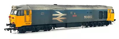 Hornby 00 Gauge - Class 50 Diesel 50002 Br Large Logo 'superb' - Renamed • £129.95