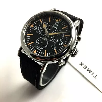 Men's Timex Standard Chronograph Black Watch TW2V43700 • $107.10