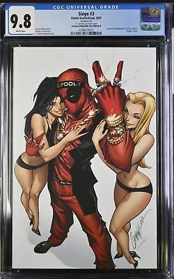 Siege #3 Cgc 9.8 German J. Scott Campbell Virgin Deadpool Variant Ltd #3/200  • $349.99