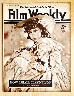 Film Weekly Magazine 28th May 1938 Frances Dee Capra King Vidor Shirley Temple • $4.99