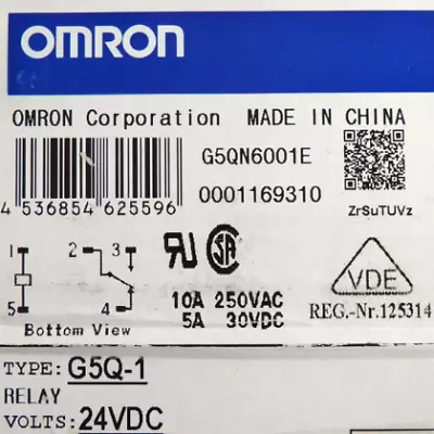 Omron G5Q Series Miniature Power Relay G5Q-1-DC24 • $1.49