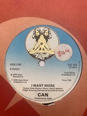 Can Vinyl 7” Single I Want More Prog Rock Kraut Rock • £6