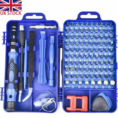 115 In 1 Precision Screwdriver Set Laptop Computer PC Phone Repair Tools • £9.89