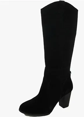 Koolaburra By UGG Elinda Black Fashion Western Tall Boots Size US 10 Women • $50.99