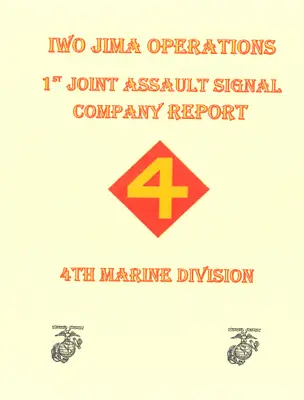 WW II Marine Corps 1st Joint Assault Signal Company JASCO History Book Iwo Jima • $21