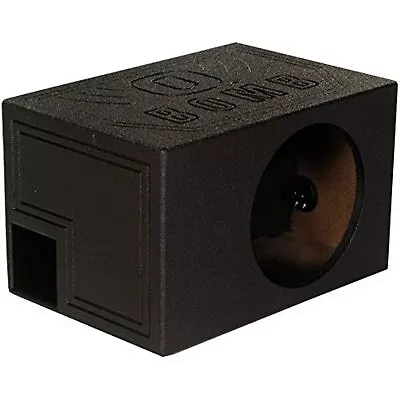 QPower QBOMBVLSINGLE QBomb Series 10  1-Hole Forward-Firing Sealed Subwoofer Box • $119.95