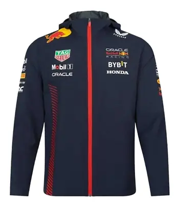 Red Bull Racing F1 Navy Team Rain Jacket 2023 • $52