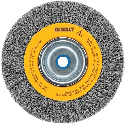 DEWALT Wire Wheel For Bench Grinder Crimped Wire 8-Inch (DW4906) • $22.96