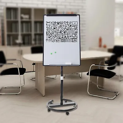 Magnetic Whiteboard 28  X 40  Mobile Dry Erase Office Board With 5 Wheels Stand • $109.25