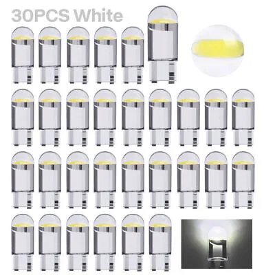 30x White LED License Plate Interior Light Bulb Super T10 194 168 W5W 2825 6000K • $5.50