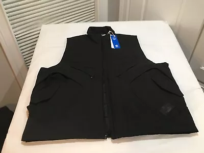 NWT $120.00 Adidas Mens Adventure Premium Multi Pocket Vest Black Size XXL • $34.74