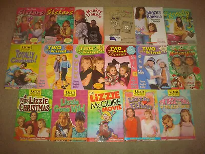 Kids Girls 17 Book LOT Disney Lizzie McGuire Full House Sisters Two Of A Kind PB • $17.95