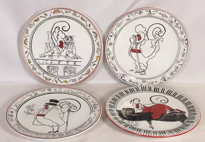 4 (Four) The Coop Noble Excellence Chicken Plates 8  • $24