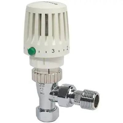 15mm Honeywell Vt117 - 15a Angled Thermostatic Radiator Valve New In Box • £19.99
