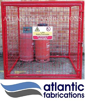 £270 • Buy 9 X 19kg Propane Gas Cage Cylinder Storage - Bottle Cage 1200h X 1200w X 1200d