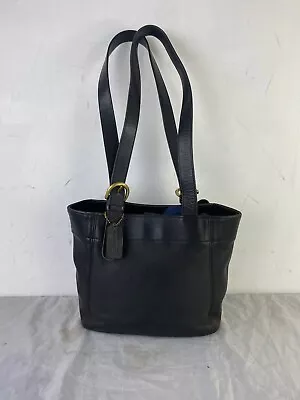 Coach Vintage  Waverly Black Leather Tote Bag 4157 • $60