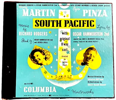 Mary Martin / Ezio Pinza - South Pacific - Columbia Masterworks Set Mm-850 • $7.99