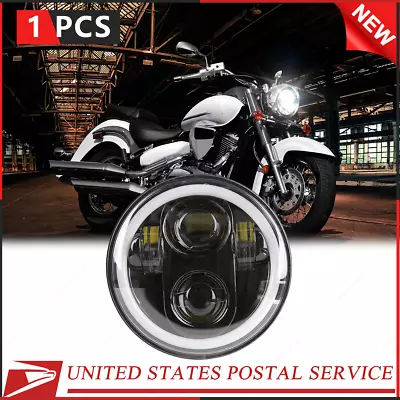 For Suzuki Boulevard M50 M90 C50 VZ800 5-3/4 5.75 INCH LED Headlight Hi/Lo DRL • $46.95