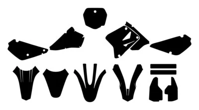 $14.90 • Buy Suzuki RM 85 Motocross 2001 - 2018 Vector Graphics MX Template 1:1