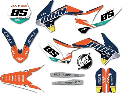 Sticker Kit Grease Style Decals To Fit KTM 85 SX 2013 2014 2015 2016 2017 Decals • $212.42