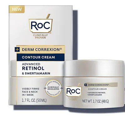 RoC - Derm Correxion - Contour Cream Retinol & Swertiamarin Face & Neck 1.7oz • $16