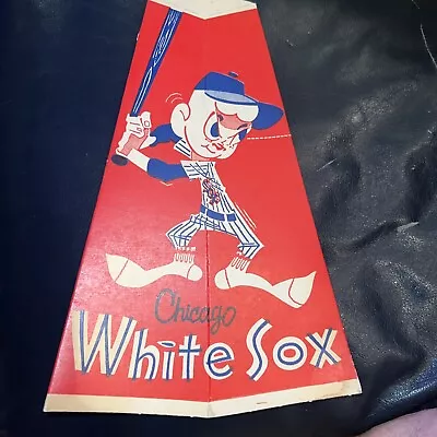 Vintage Chicago White Sox Popcorn Holder Box Megaphone • $30