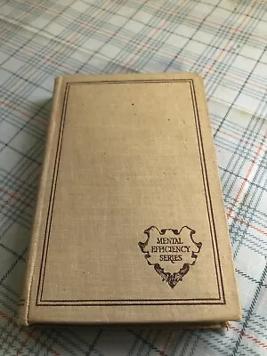 1915 Mental Efficiency Series Book USA Print Hardcover • $12