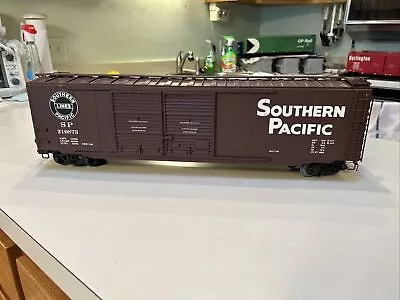 USA Trains 50’ Southern Pacific Box Car G Scale Steel Wheels Sleeve Bearings • $79