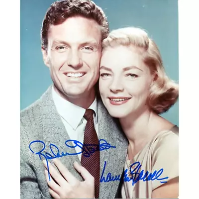 Robert Stack & Lauren Becall Autographed / Signed 8x10 Photo • $180