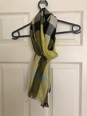 £39.99 • Buy Rare Vintage Authentic Burberry Silk-cashmere Blend Scarf (discontinued Design)