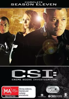 CSI - Crime Scene Investigation : Series 11 (DVD 2012 6-Disc Set) • £19.01
