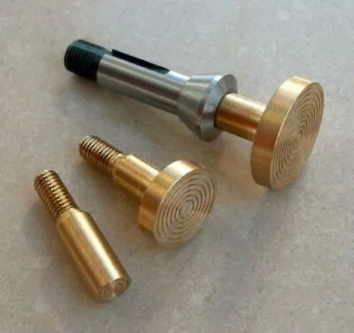 3 Brass Wax Chucks With Steel Adaptor For 8mm Watchmaker Lathe • $93.50