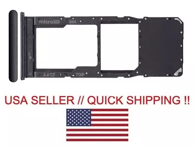 Oem Samsung Galaxy A13 5g Sm-a136u Black Sim Card Micro Sd Tray Slot Holder Part • $6.90