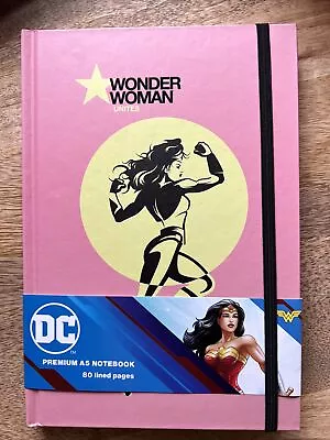 DC Wonder Woman Premium Lined A5 Hardback Notebook NEW • £2.85