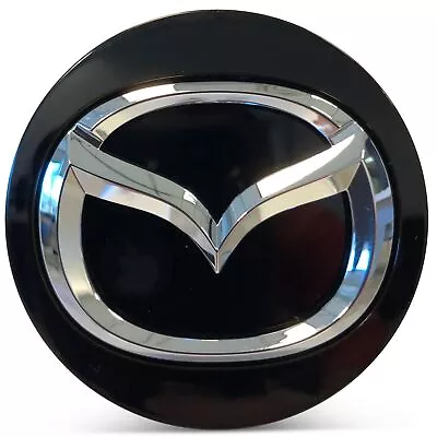 OE Genuine Mazda Center Cap Black With Chrome Logo • $19.17