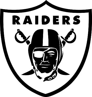 RAIDERS  Vinyl Die Cut Car Decal - FREE SHIPPING • $5