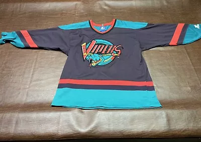 Starter Vintage 1990s DETROIT VIPERS Minor League IHL Hockey Jersey Large • $129.99