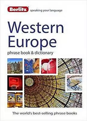 Berlitz: Western Europe Phrase Book & Dictionary: Danish Dutch French German • £11.20