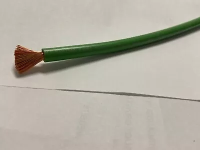 Mtw 6 Awg Gauge Green High Stranded Copper Sgt Primary Wire 10 Ft • $21.92