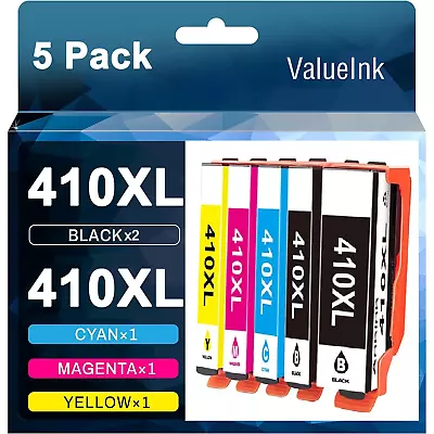 5 Pack 410XL T410XL Ink Replacement For Epson XP-830 XP-630 XP-7100XP-530 XP-635 • $20.38