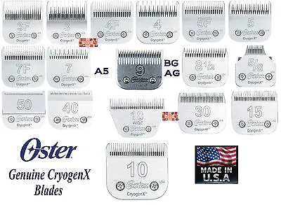 OSTER Cryogen-X BLADE*Fit A5A6 Andis AG AGC BGMany WahlMoserAesculap Clipper • $36.99