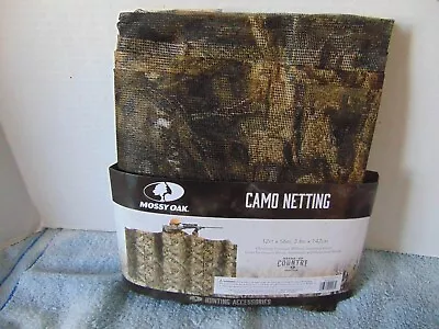 Mossy Oak Break-Up Country Hunters Camouflage Camo Netting 12X56 • $10.99