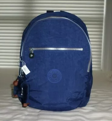 £97.29 • Buy NWT Kipling CHALLENGER Medium Backpack BP4459 INK BLUE 4IB