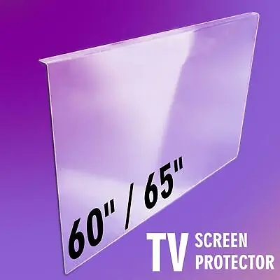 £220 • Buy TV Screen Protector CLEAR 60  Inch / 65  Inch Protection Cover 