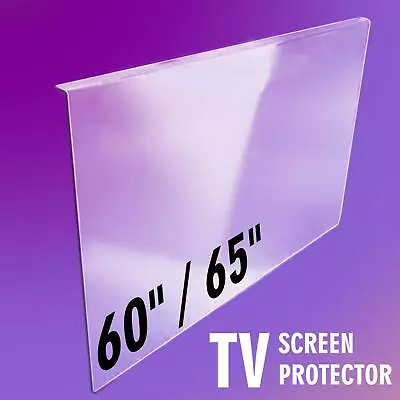 £220 • Buy TV Screen Protector CLEAR 60  Inch / 65  Inch Protection Cover 