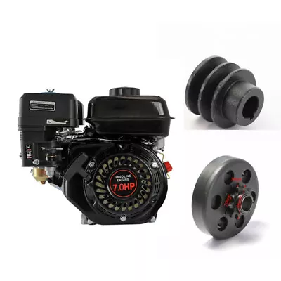 7HP 210cc Gas Complete Engine Motor 20mm Shaft 420 Clutch For Go Kart ATV Trike • $339.99