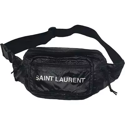 Saint Laurent Black Ripstop Waist Bag • £190