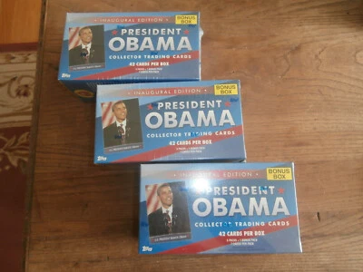 $29.99 • Buy New 2008 Topps PRESIDENT OBAMA Inaugural Edition BONUS BOX SEALED Rare  !!!