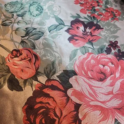 Floral Paisley Butterfly Silk Satin Fabric Dress Craft Drape Quilting Material • £2.92