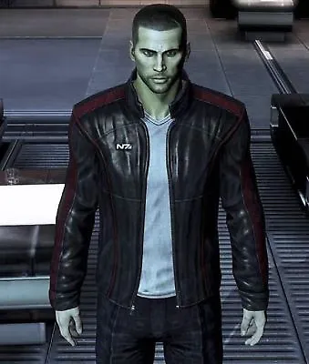 Mass Effect 3 - N7 Commander Shepard Stylish 100% Real Leather Jacket • $83.29